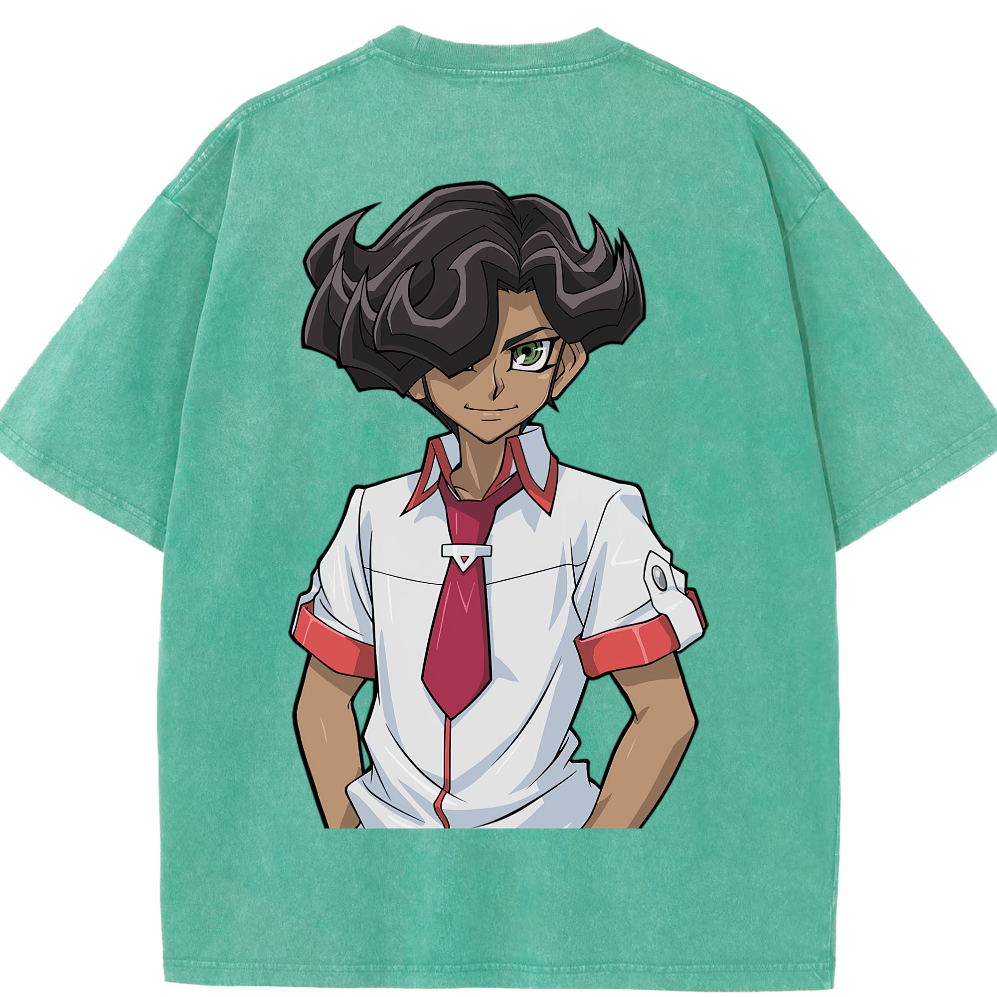 （画像用） 遊☆戯☆王 Yu-Gi-Oh! 綿100% ヴィンテージ風 半袖Tシャツ（背面プリント）